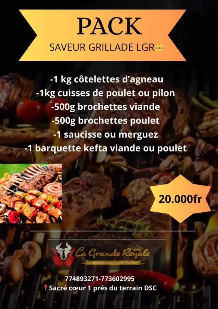 Pack saveur grillade LGR