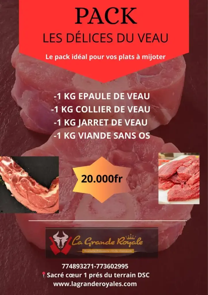 Pack les délices du veau 
