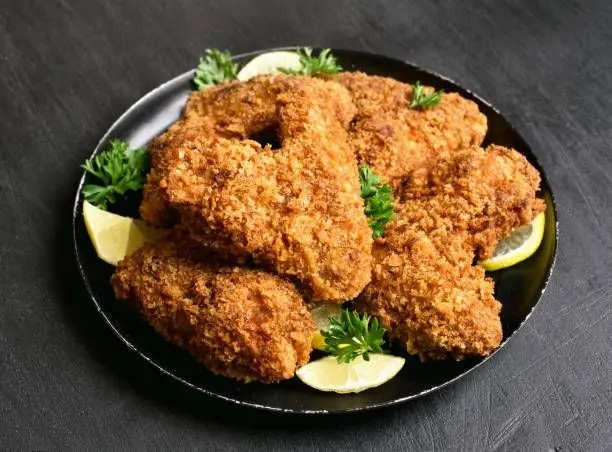 Ailes de poulet panées /barqt