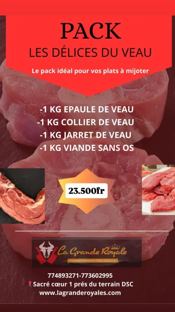 Pack délices du veau 