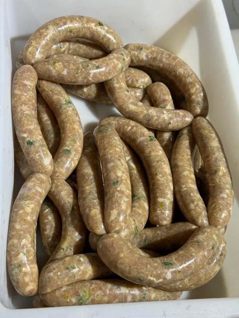 Saucisse aux epices et fromage