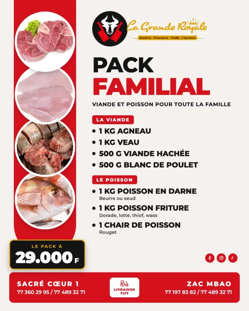 Pack familial