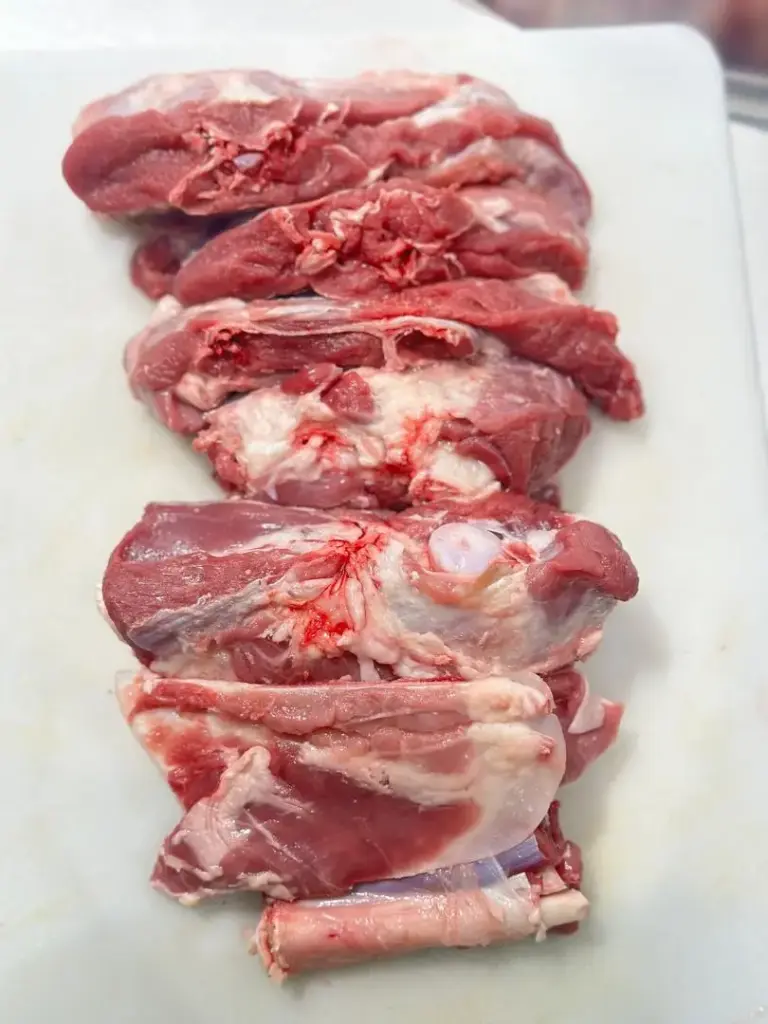 Épaule d’agneau en tranches