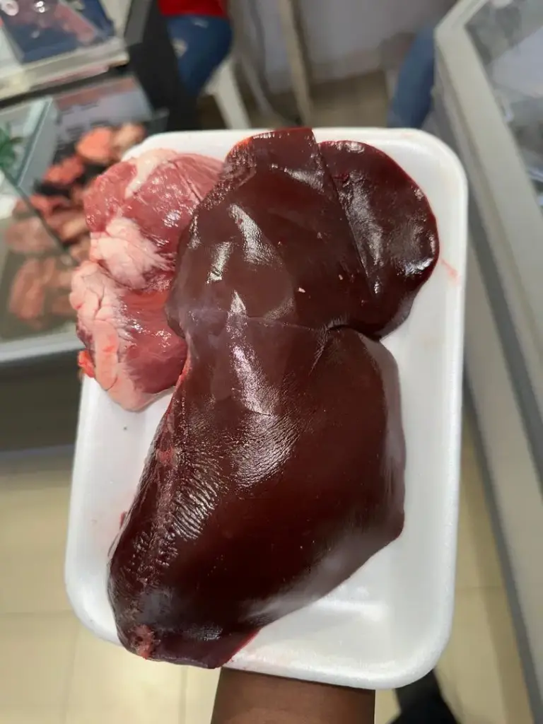 Foie de mouton frais 