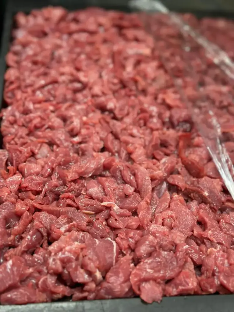 Émincé de rumsteck de veau