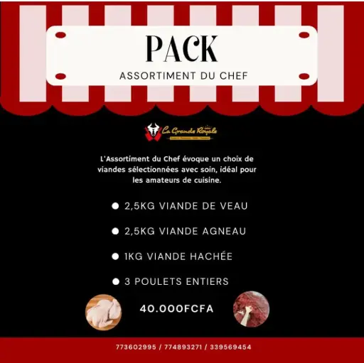 Pack Assortiment du chef